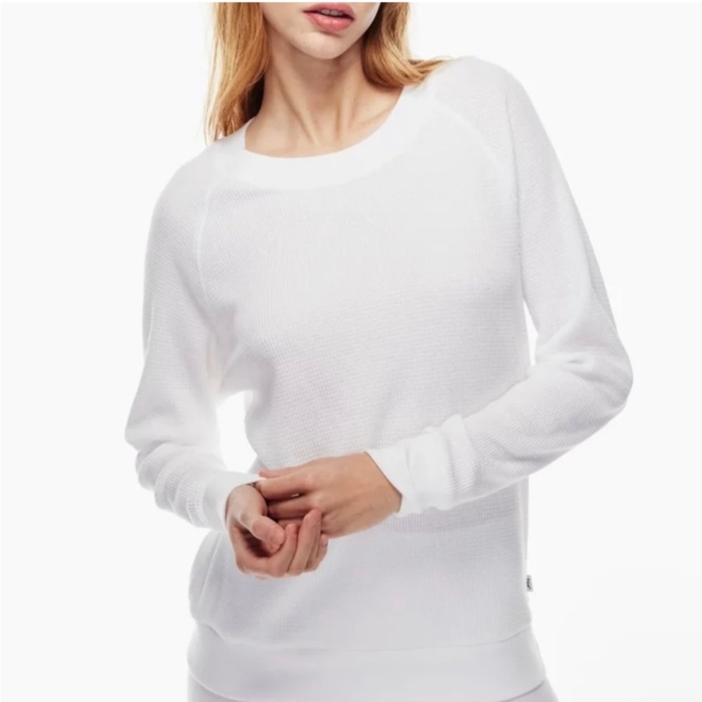 Aritzia TNA Waffle Raglan Long Sleeve